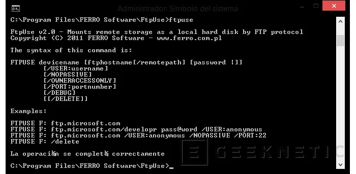 Geeknetic Cómo montar un FTP como una unidad en Windows 1