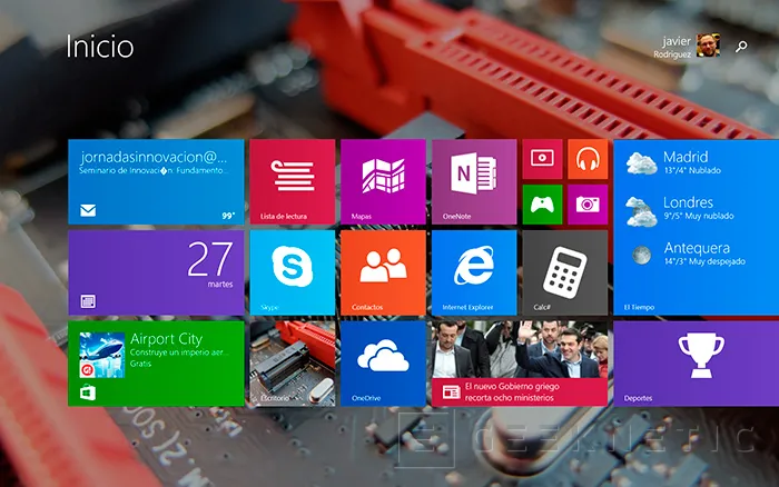 Geeknetic Cómo mostrar más o menos iconos en la pantalla de inicio de Windows 8.1  1