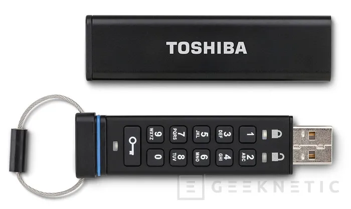 Toshiba añade un teclado a su nuevo pendrive con cifrado de datos, Imagen 1