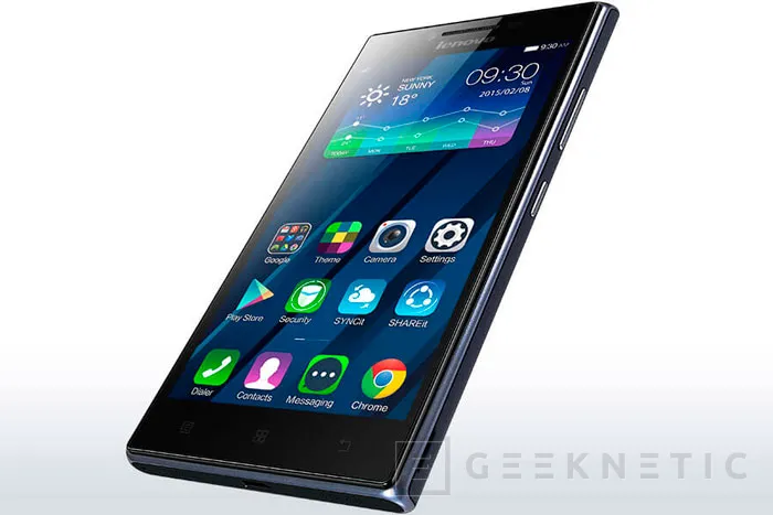 El nuevo smartphone Lenovo P70 superará los 45 días de autonomía en espera con su batería de 4.000 mAh, Imagen 1