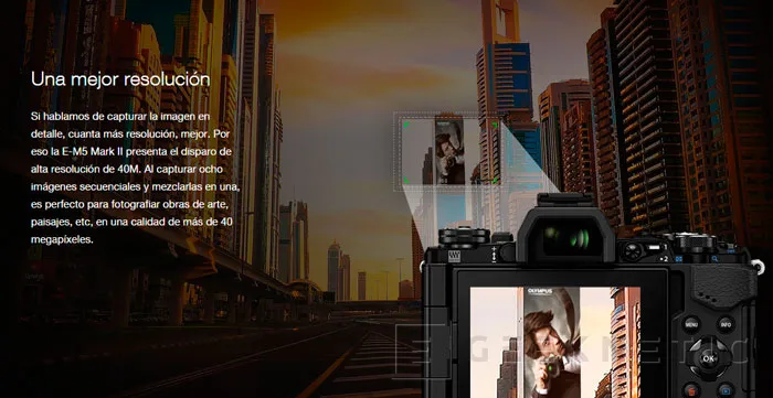 La nueva mirrorless Olympus OM-D E-M5 Mark II es capaz de realizar fotos de 64 Megapíxeles, Imagen 2