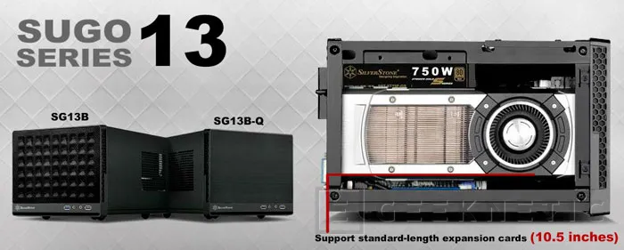 La gama de torres  SUGO de SilverStone recibe un nuevo modelo cúbico mini-ITX, Imagen 2