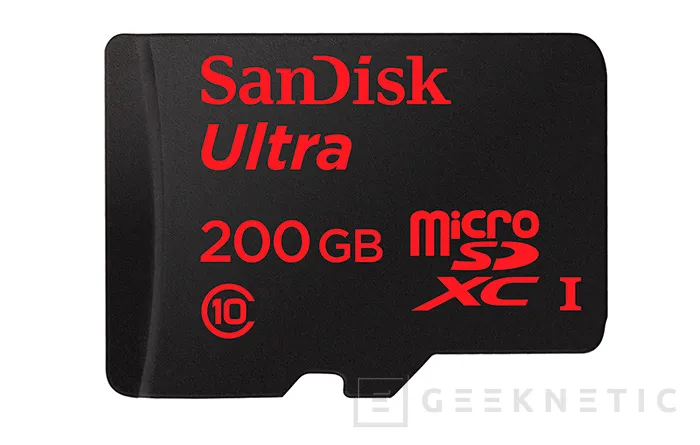 Geeknetic Sandisk introduce una MicroSD de altas prestaciones y 200GB de capacidad 1