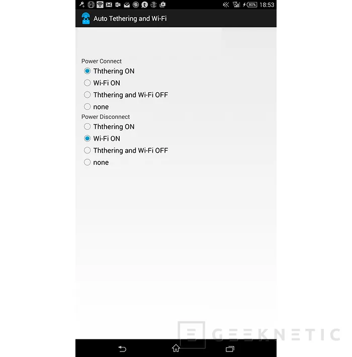 Geeknetic Inicia el HotSpot de tu móvil Android automáticamente al cargar 1