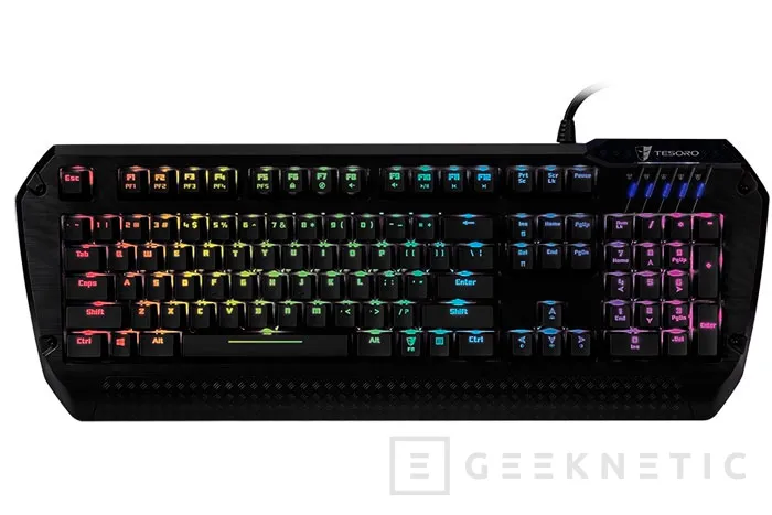 Tesoro Lobera Spectrum, teclado mecánico con retroiluminación RGB, Imagen 1