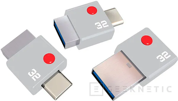Emtec DUO, minúsculo pendrive con USB Type-C y Type-A, Imagen 1