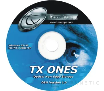 El Grupo TX presenta TX Ones, software de grabación de CDs y DVDs, Imagen 1