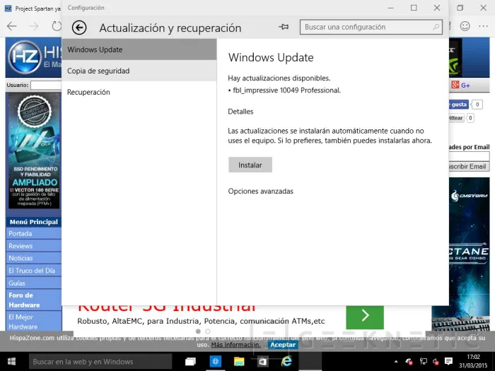 Geeknetic Pon tu Windows 10 en el anillo de actualizaciones rápidas  1