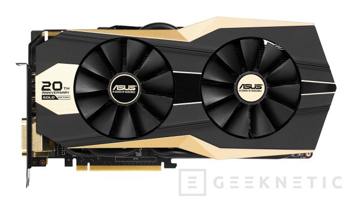 ASUS lanza la Geforce GTX 980 20 aniversario “Gold Edition”