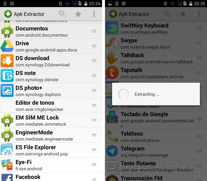 Geeknetic Cómo extraer los APK de tus aplicaciones de Android 1