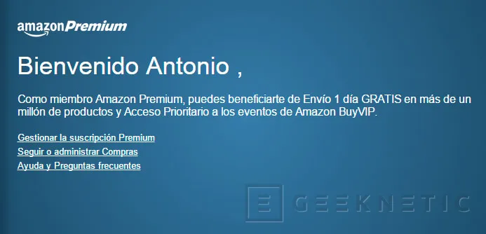 Amazon reduce a un día el tiempo de los envíos gratuitos Premium, Imagen 1