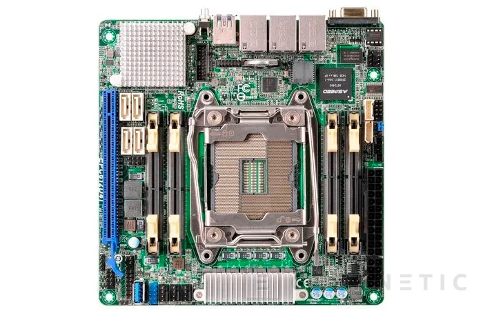Geeknetic ASRock prepara una placa X99 ITX con Quad-Channel 1