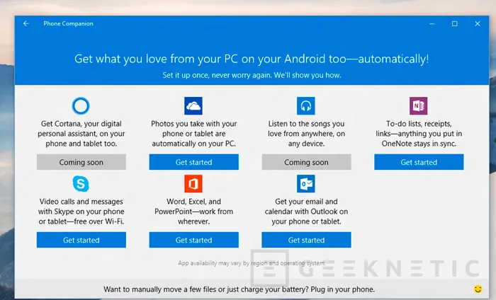 Microsoft anuncia Phone Companion para conectar móviles iOS y Android con Windows 10, Imagen 2