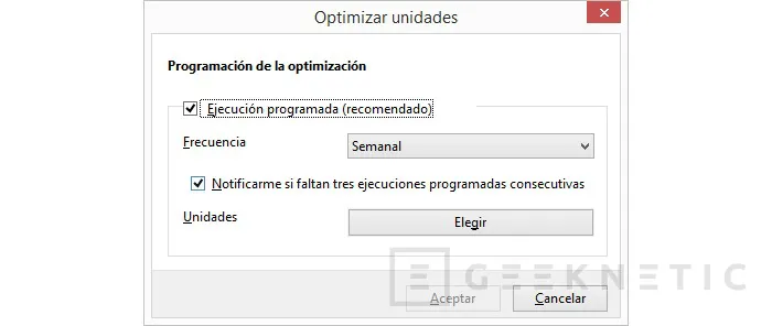 Geeknetic Optimización de discos SSD en Windows 7, 8 o 8.1 3