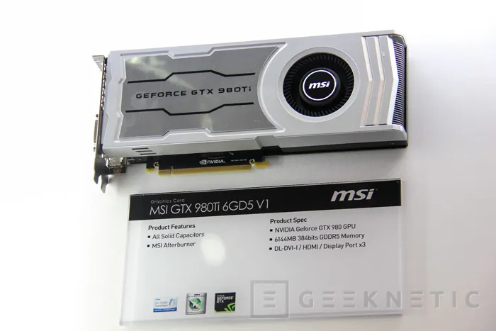 MSI muestra sus dos primeras GTX 980Ti personalizadas, Imagen 2
