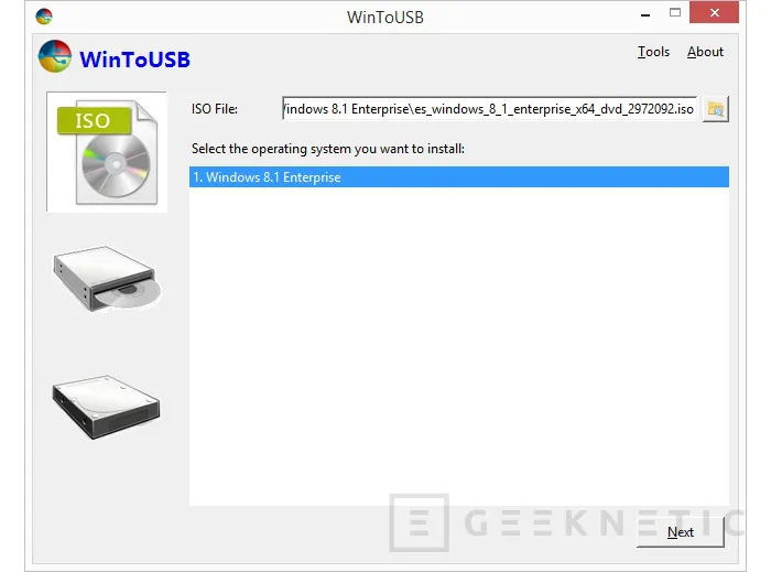 Geeknetic Crear la unidad Windows To Go con “WinToUSB” 1