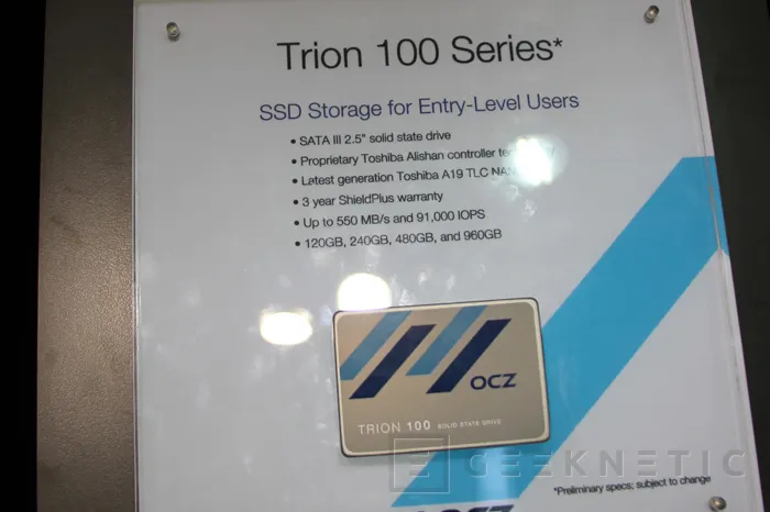 OCZ Trion 100 y Z-Drive 6300 NVMe, Imagen 2