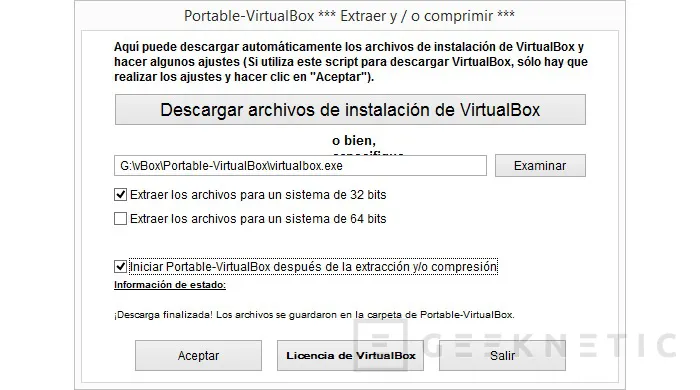 Geeknetic Lleva tus máquinas virtuales contigo con VirtualBox Portable 1