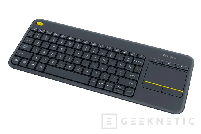 Logitech presenta su combo de teclado y trackpad Wireless Touch K400 Plus, Imagen 1