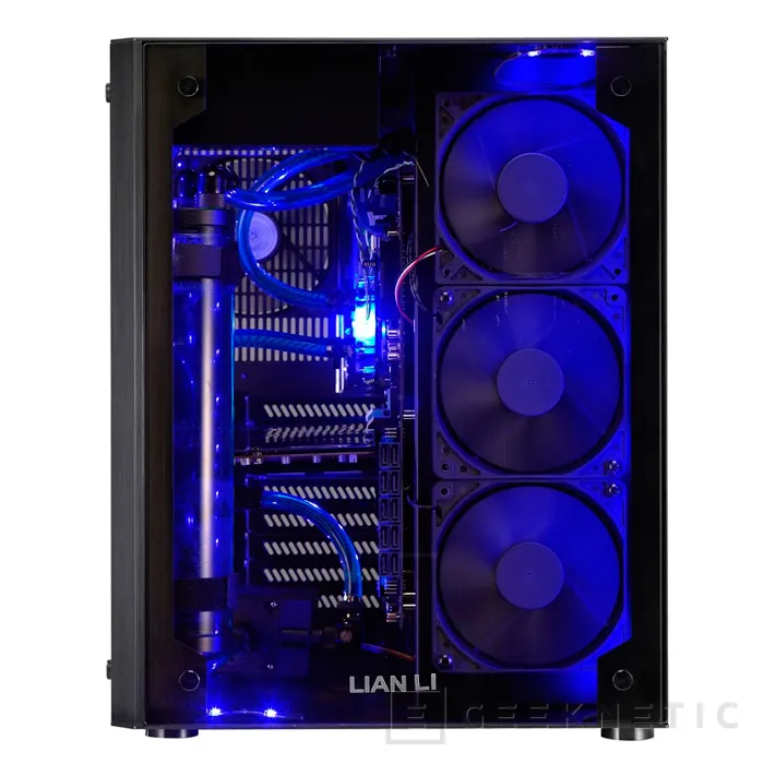 Llega la torre Lian Li PC-O8 con doble compartimento y luces RGB, Imagen 3