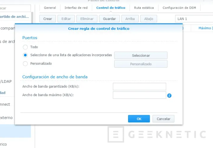 Geeknetic Controla la velocidad de acceso de tus usuarios con tu NAS Synology 1