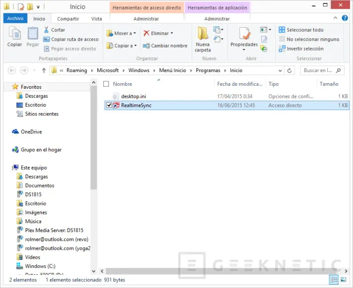 Geeknetic Cómo introducir programas en el auto-arranque de Windows 8 y 8.1 3