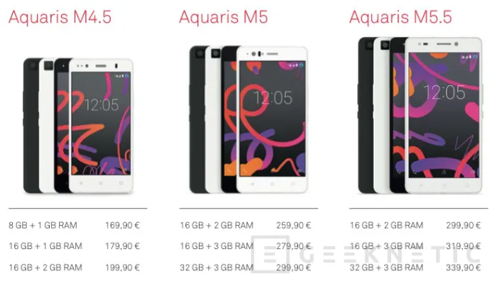 Geeknetic BQ presenta su gama M de Smartphones con Android 5.0 4