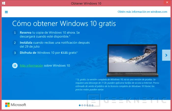 Windows 10 costará 135 Euros, Imagen 1