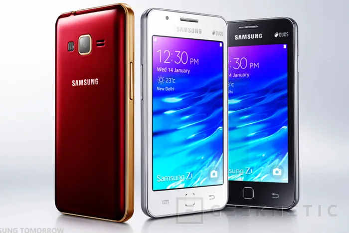Habrá un Samsung Z1 Gold Edition para celebrar el millón de unidades vendidas, Imagen 1