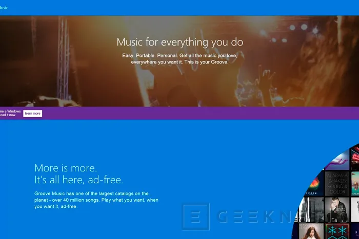 El reproductor de música de Windows 10 pasará a llamarse Groove, Imagen 2