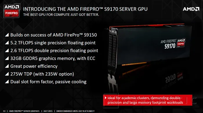 AMD lanza la FirePro S9170 con unos impresionantes 32 GB de memoria GDDR5, Imagen 2