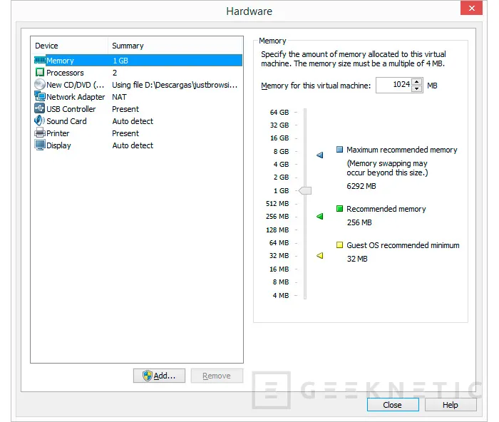 Geeknetic Configuración y creación de máquinas virtuales con VMware Player 15