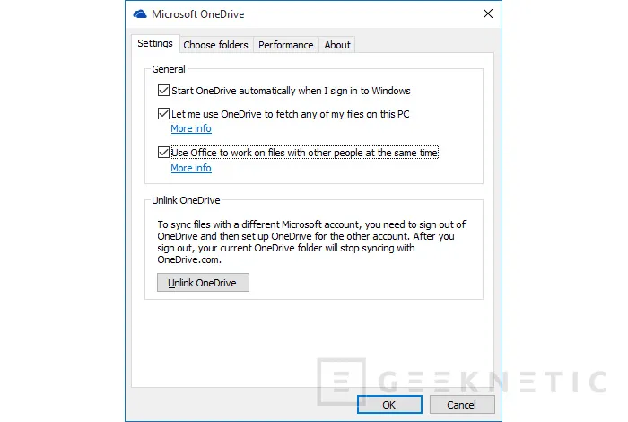 Geeknetic Configura el acceso remoto de OneDrive con Windows 10 2