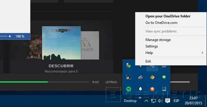 Geeknetic Configura el acceso remoto de OneDrive con Windows 10 1