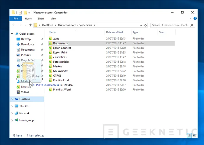 Geeknetic Windows 10. Personaliza los nuevos accesos rápidos 1
