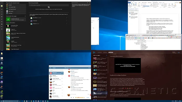 Geeknetic Atajos de teclado para gestión de ventanas y múltiples escritorios en Windows 10 1