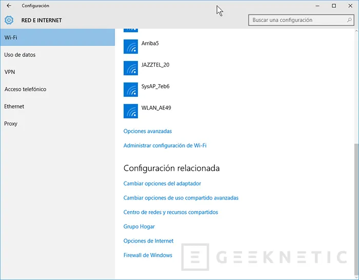 Geeknetic Como desactivar el “Sensor Wifi” de Windows 10 2