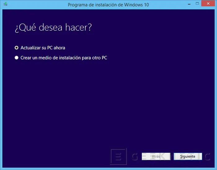 Geeknetic Actualiza o crea unidades de instalación de Windows 10 de forma legal 1