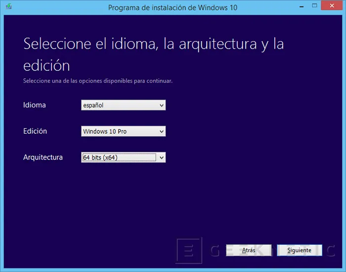 Geeknetic Actualiza o crea unidades de instalación de Windows 10 de forma legal 2