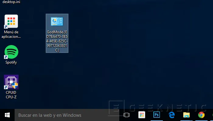 Geeknetic Habilita el “God Mode” en Windows 10 2