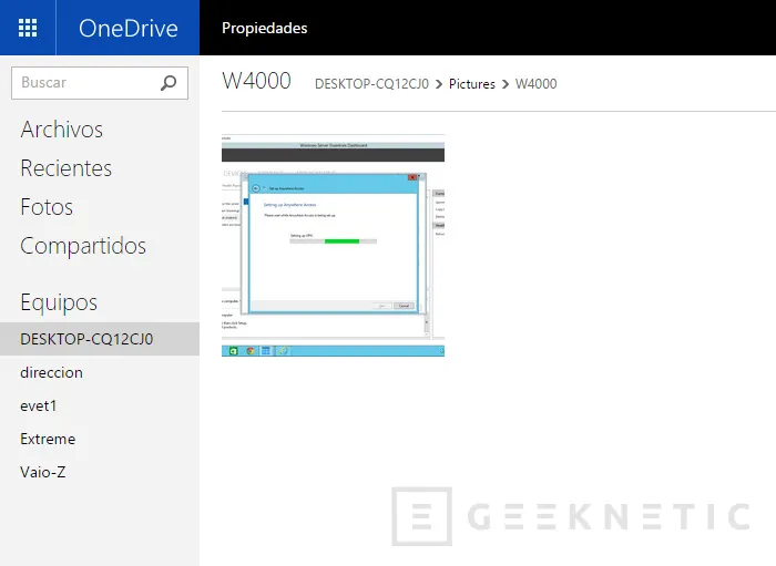 Geeknetic Cómo acceder a los datos de tu PC desde OneDrive con Windows 10 4