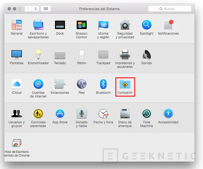 Geeknetic Compartir conexión a internet móvil en MacOS 1