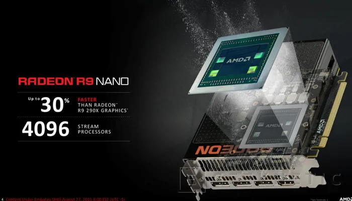 Geeknetic AMD presenta oficialmente la Radeon R9 Nano, potencia de gama alta en formato ultra compacto 2
