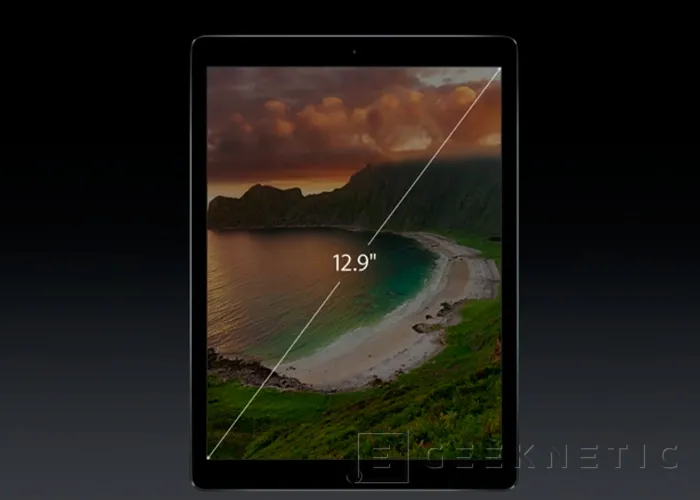 Geeknetic Apple presenta el iPad Pro para competir con las Surface 2