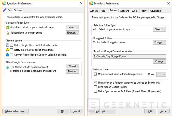 Geeknetic Usa SyncDocs para tener un Google Drive Portable 1