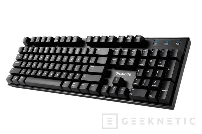 Gigabyte Force K83, nuevo teclado mecánico Cherry Red, Imagen 1