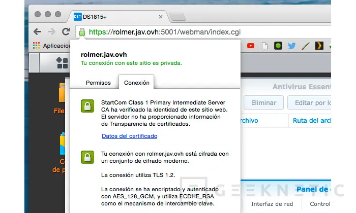 Geeknetic Instala un certificado SSL en tu NAS Synology 1