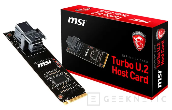 MSI anuncia la tarjeta Turbo U.2 Host Card para M.2, Imagen 1