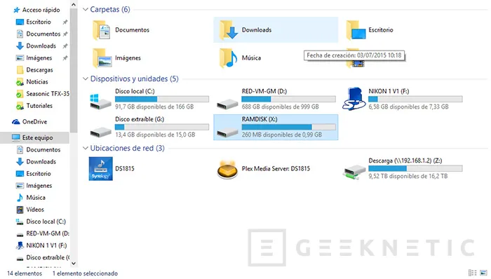 Geeknetic Cómo montar correctamente un RAMDisk en tu PC 4