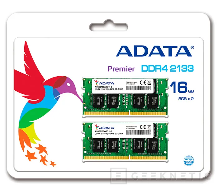 ADATA Premier DDR4 2133, nuevos módulos SO-DIMM para portátiles , Imagen 1